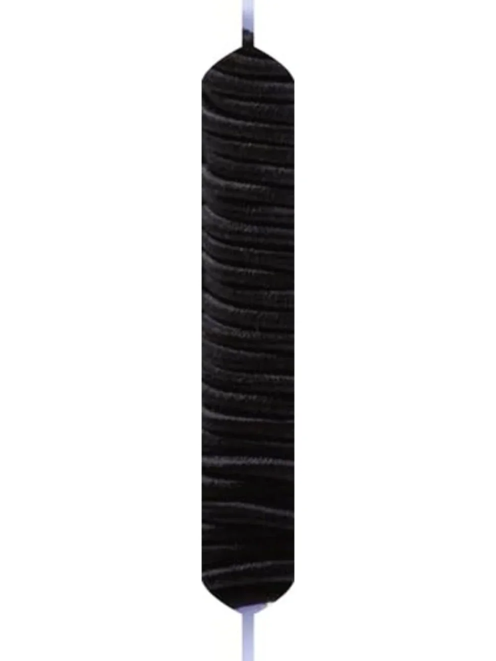 Pain-Free Elastic Hair Ties for Women - 29 Count, Black, 2MM for Fine to Medium